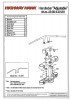 Motocyklová řidítka 32mm Highway Hawk ADJUSTABLE SRAIGHT, nastavitelná šířka, chrom